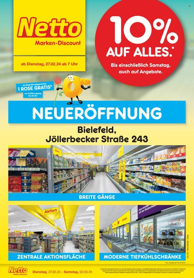 Netto Marken-Discount Prospekte  - 27.02.2024 - 2.03.2024. Seite 1