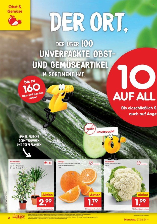 Netto Marken-Discount Prospekte  - 27.02.2024 - 2.03.2024. Seite 2