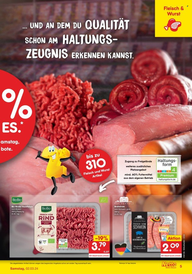 Netto Marken-Discount Prospekte  - 27.02.2024 - 2.03.2024. Seite 5