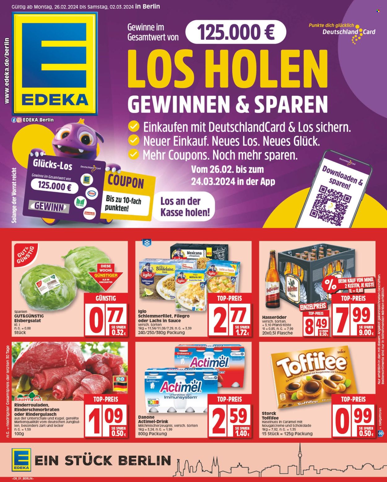Edeka Prospekte  - 26.02.2024 - 2.03.2024. Seite 1