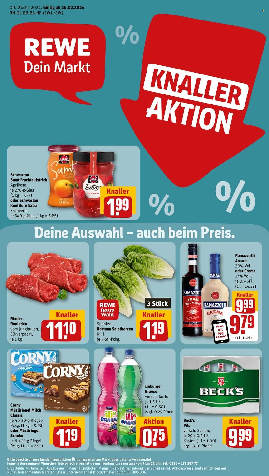 REWE Prospekte  - 26.02.2024 - 2.03.2024. Seite 1