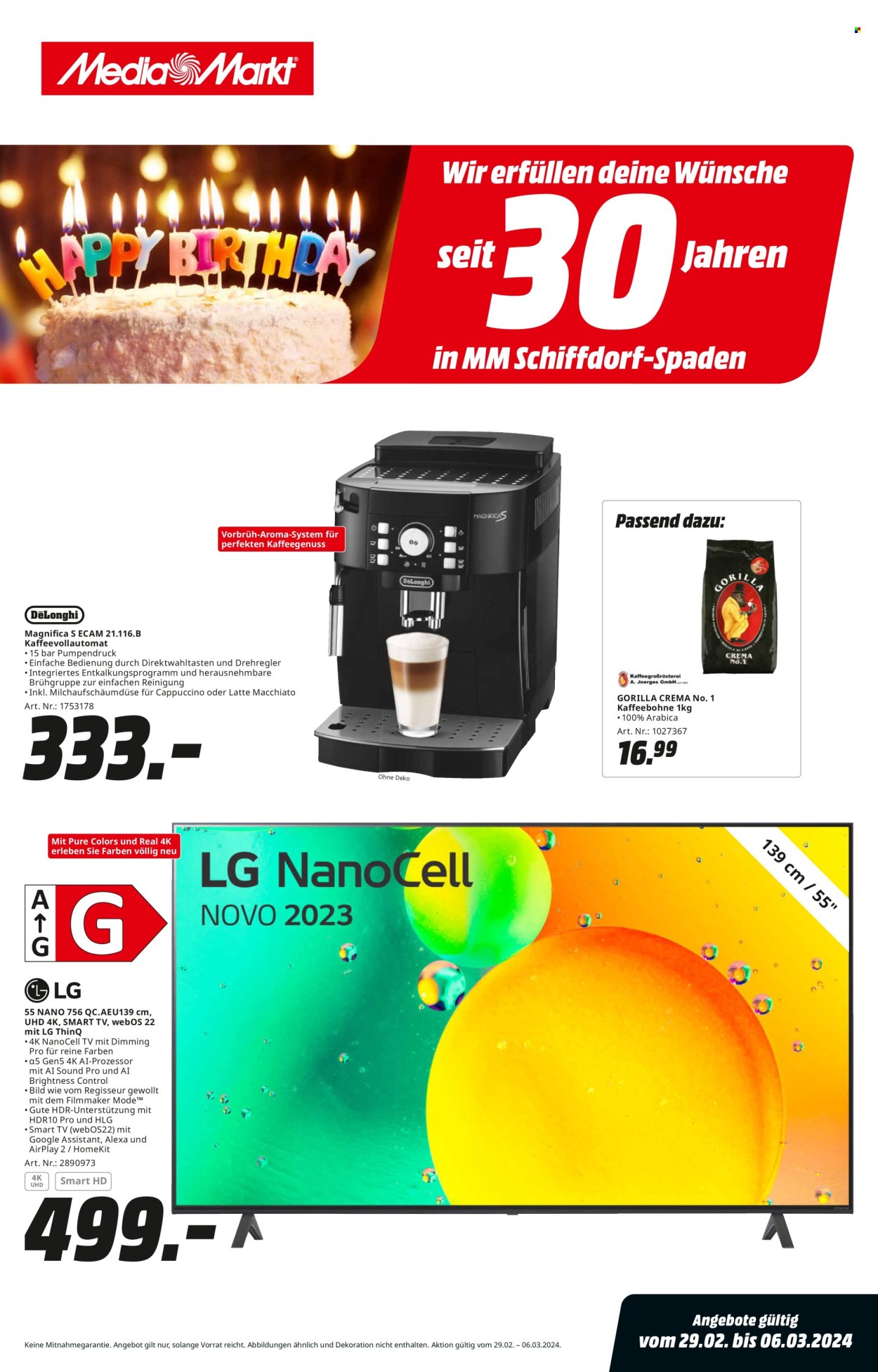 MediaMarkt Prospekte  - 29.02.2024 - 6.03.2024. Seite 1