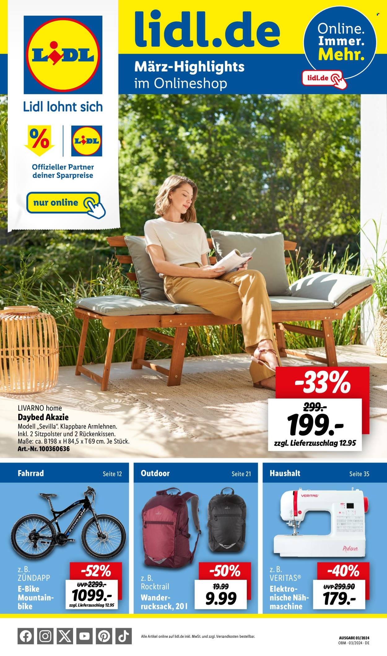 Lidl Prospekte  - 1.03.2024 - 31.03.2024. Seite 1