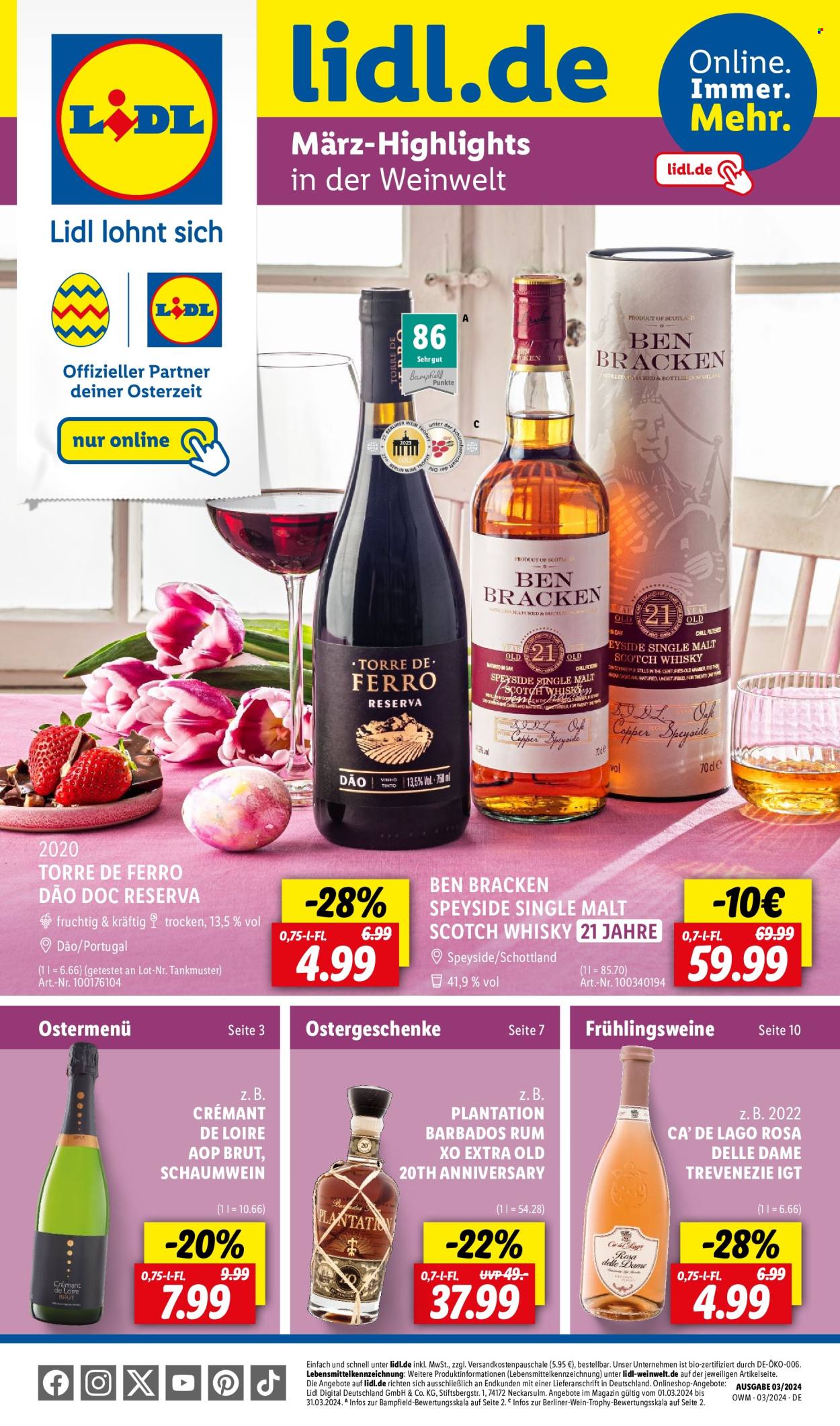Lidl Prospekte  - 1.03.2024 - 31.03.2024. Seite 1