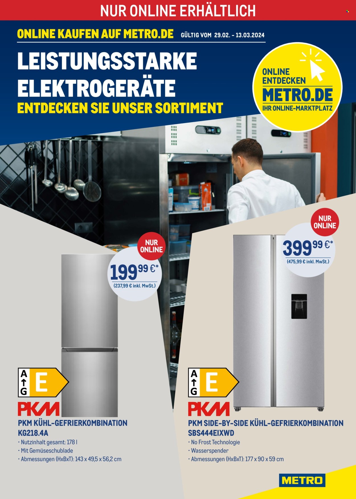 Metro Prospekte  - 29.02.2024 - 13.03.2024. Seite 1