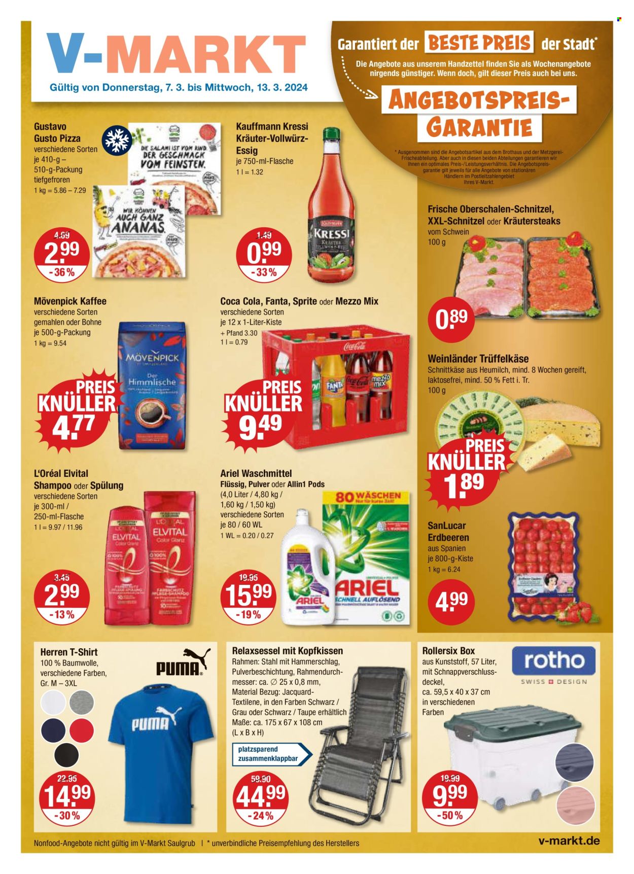 V-Markt Prospekte  - 7.03.2024 - 13.03.2024. Seite 1