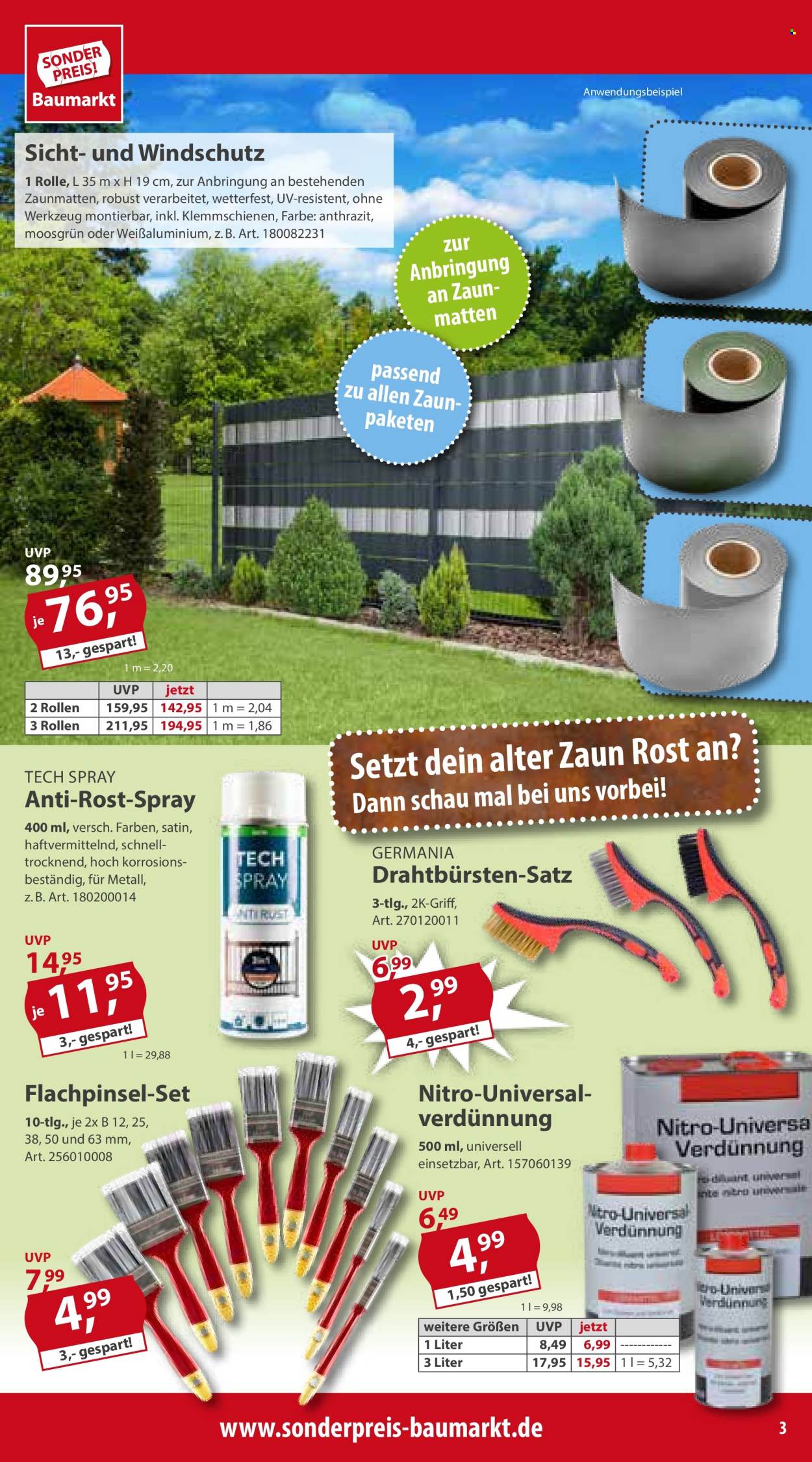 Sonderpreis-Baumarkt Prospekte  - 9.03.2024 - 15.03.2024. Seite 3