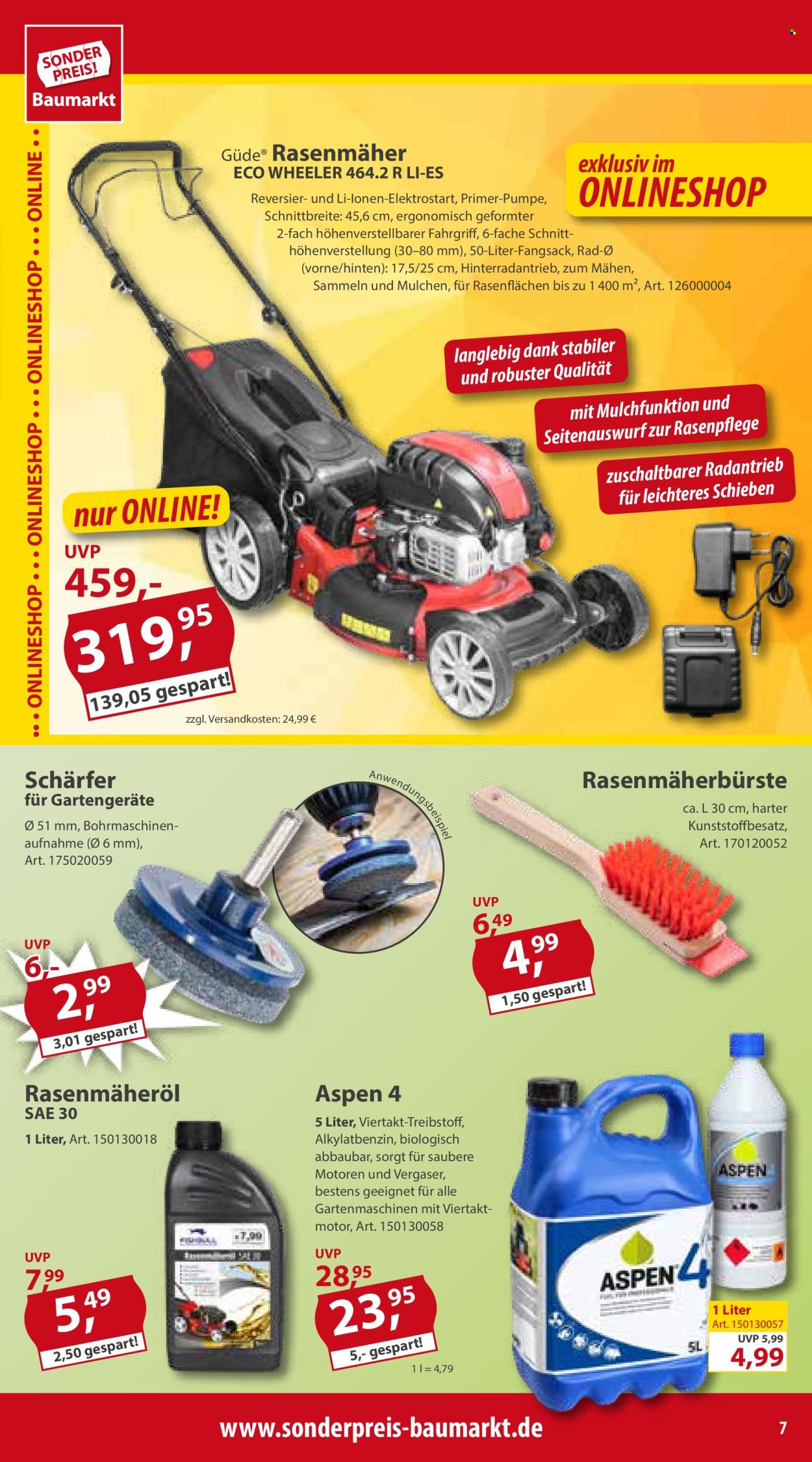 Sonderpreis-Baumarkt Prospekte  - 9.03.2024 - 15.03.2024. Seite 7