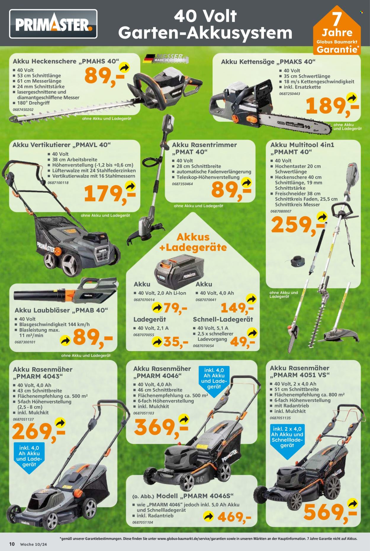 Globus Baumarkt Prospekte  - 4.03.2024 - 9.03.2024. Seite 10