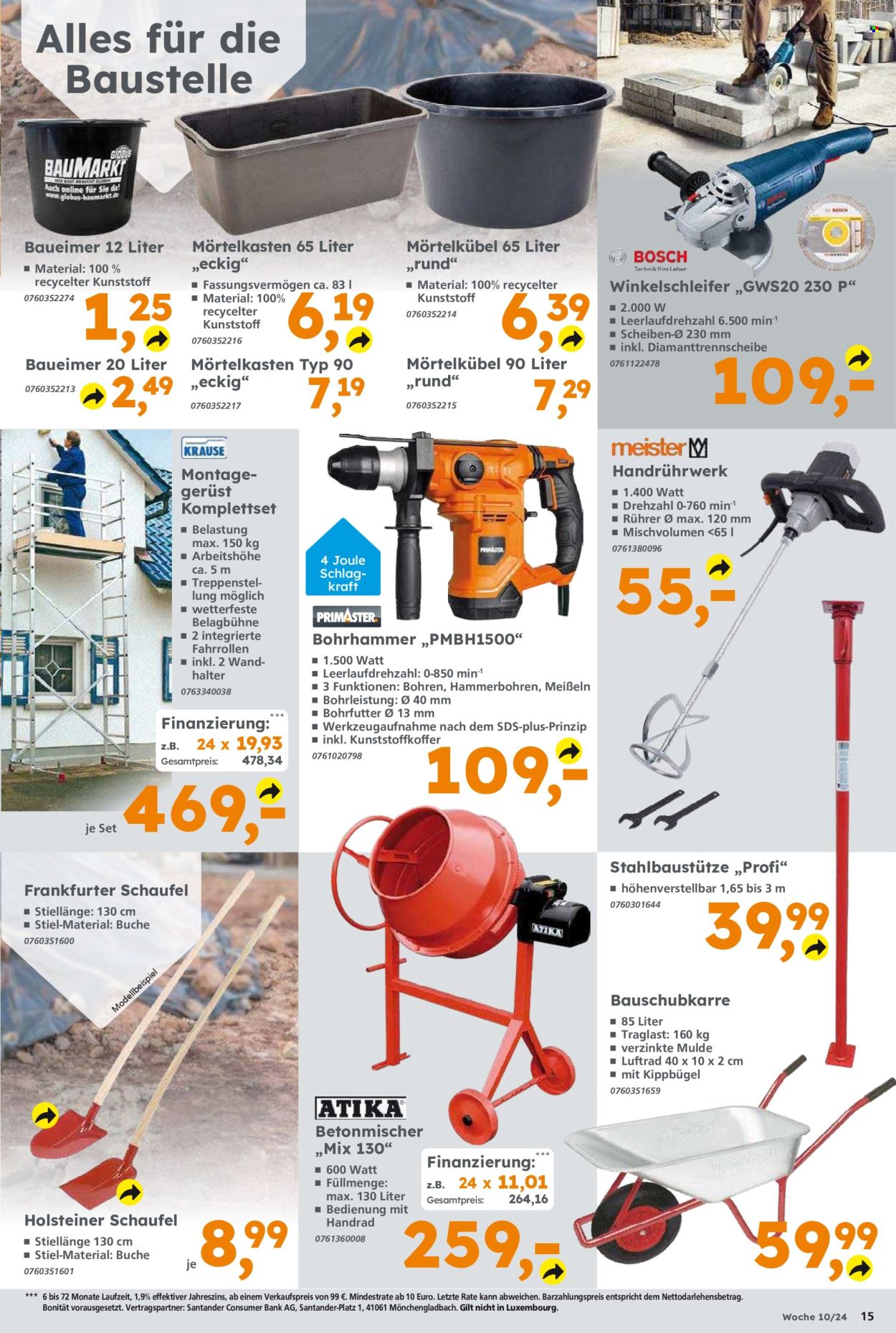 Globus Baumarkt Prospekte  - 4.03.2024 - 9.03.2024. Seite 15
