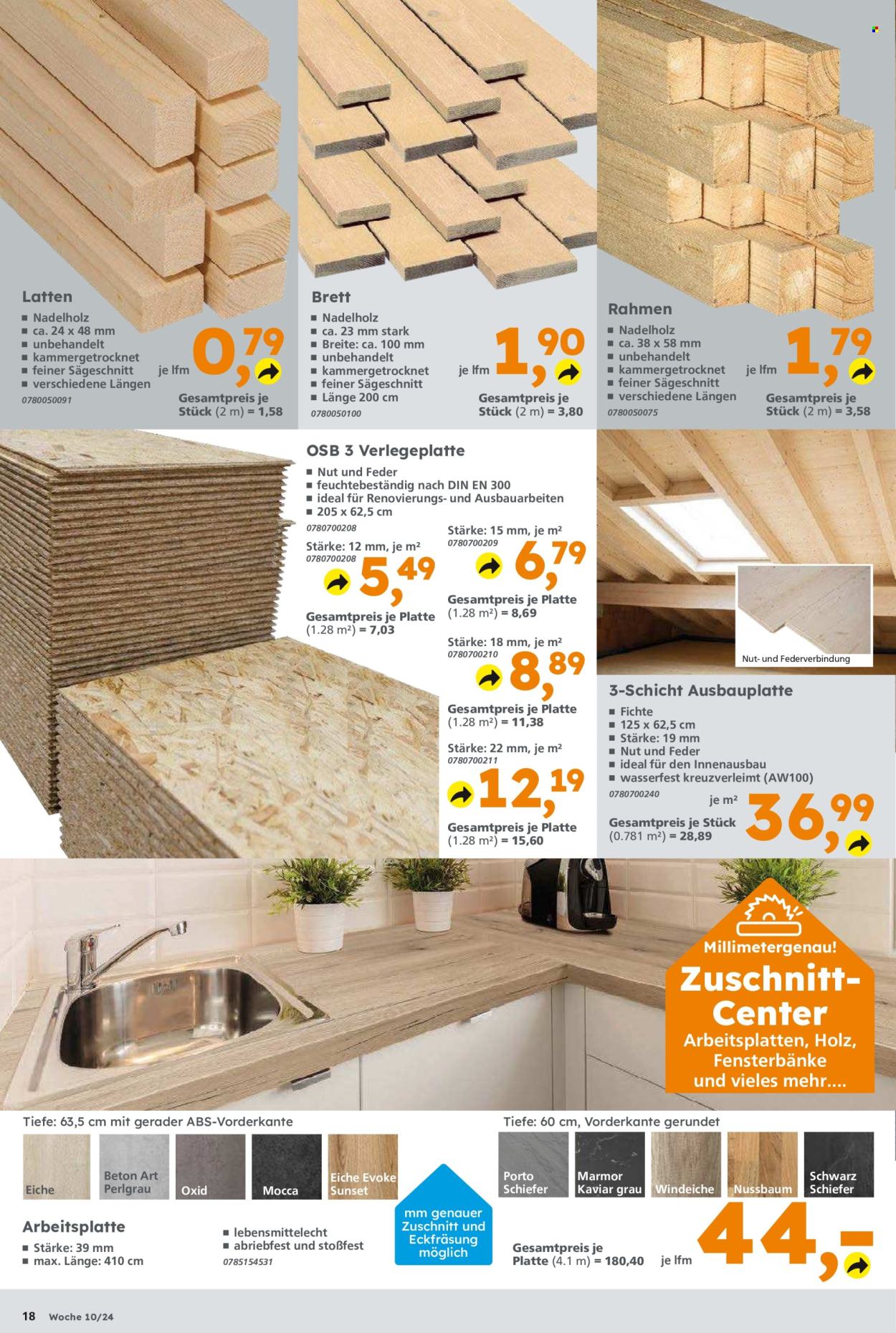 Globus Baumarkt Prospekte  - 4.03.2024 - 9.03.2024. Seite 18