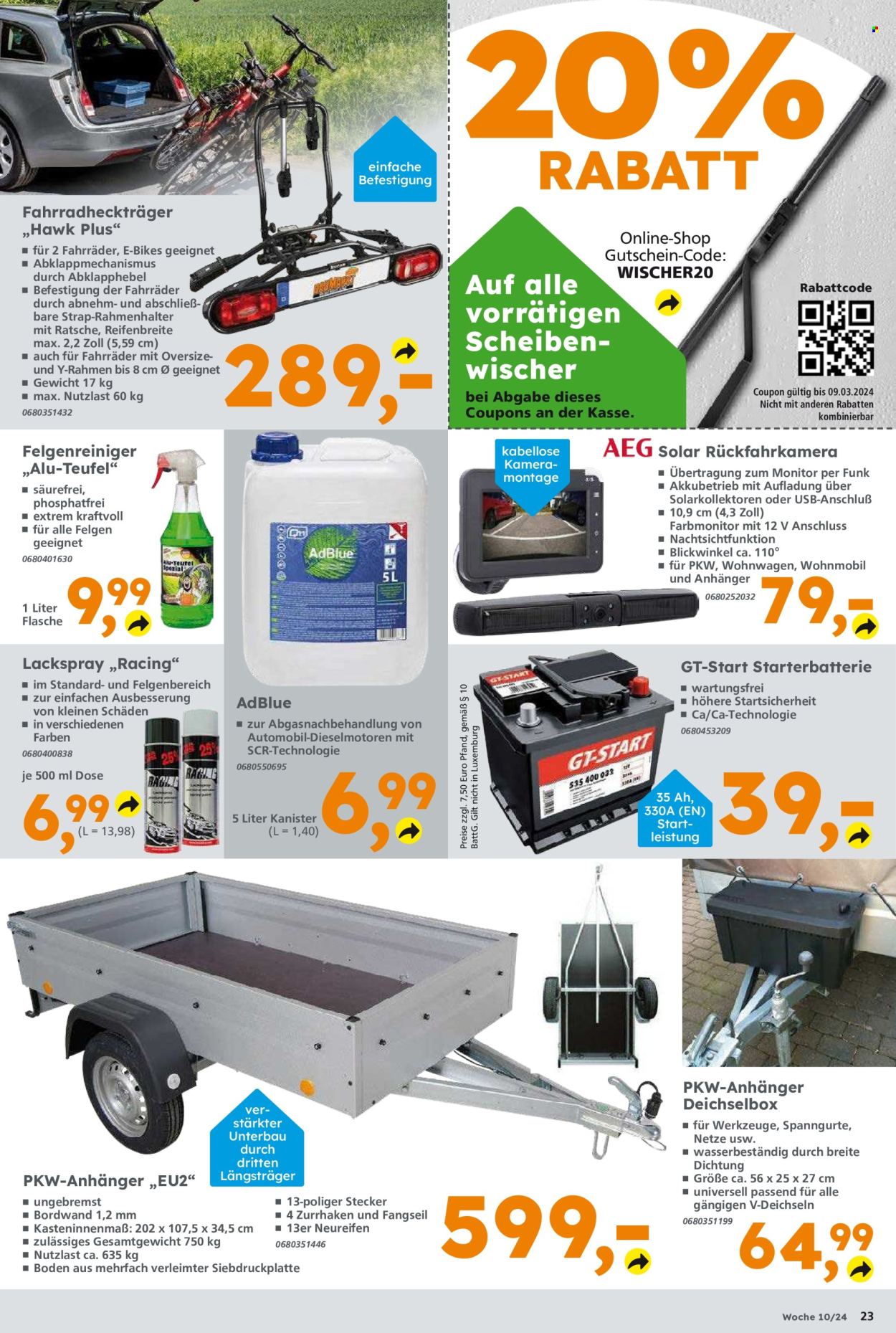Globus Baumarkt Prospekte  - 4.03.2024 - 9.03.2024. Seite 23