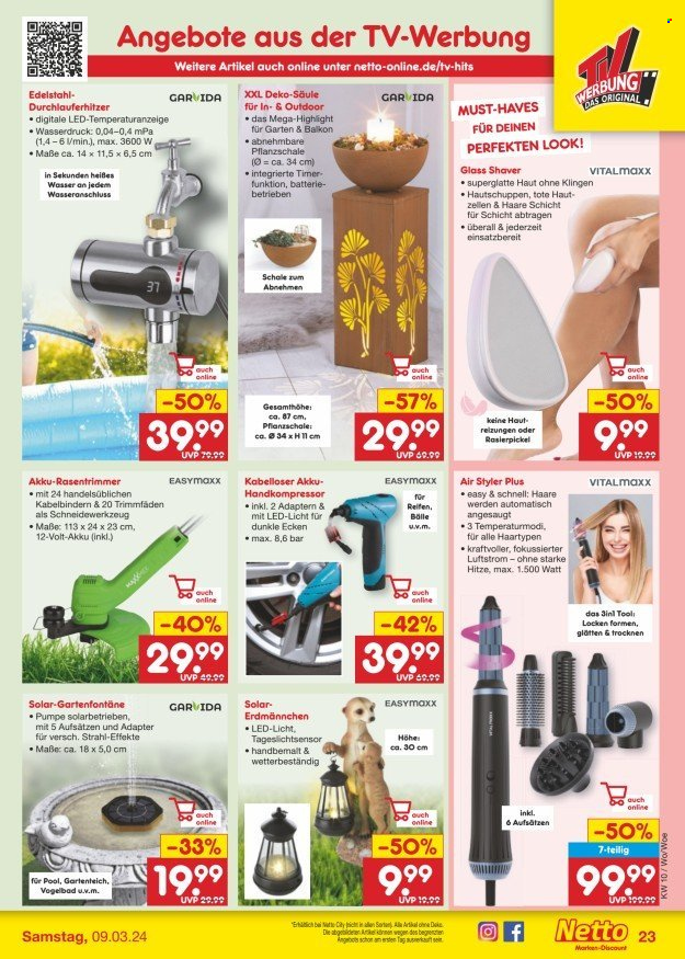 Netto Marken-Discount Prospekte  - 4.03.2024 - 9.03.2024. Seite 23