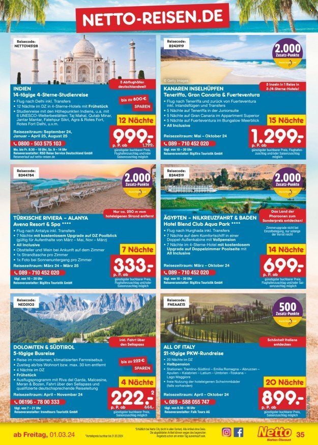 Netto Marken-Discount Prospekte  - 4.03.2024 - 9.03.2024. Seite 39