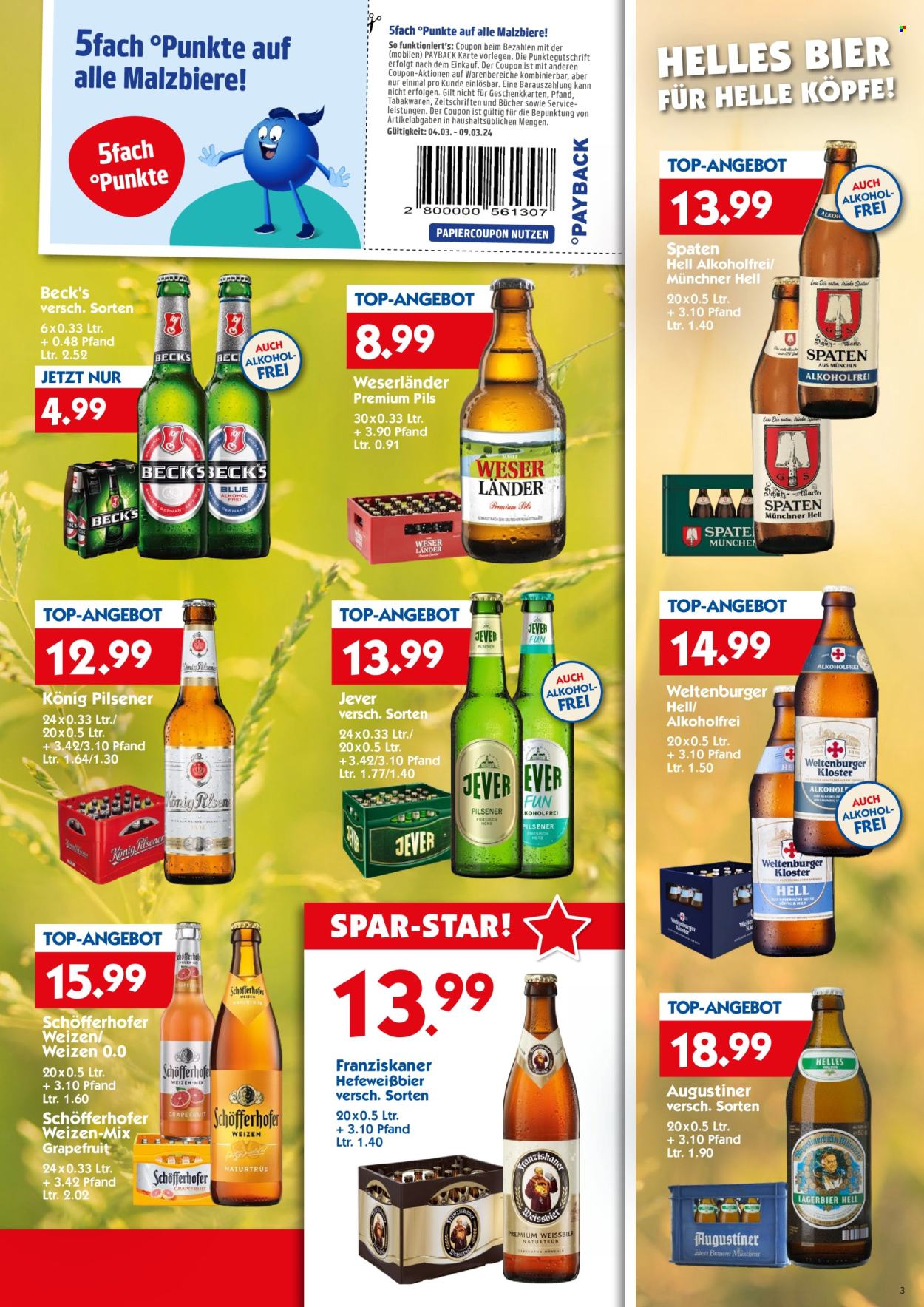 Hol'ab! Getränkemarkt Prospekte  - 4.03.2024 - 9.03.2024. Seite 3