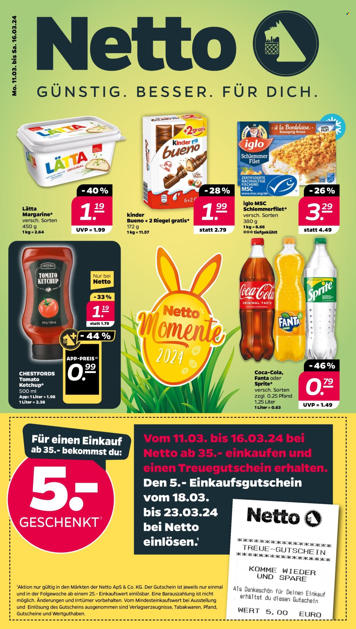 Netto Prospekte  - 11.03.2024 - 16.03.2024. Seite 1