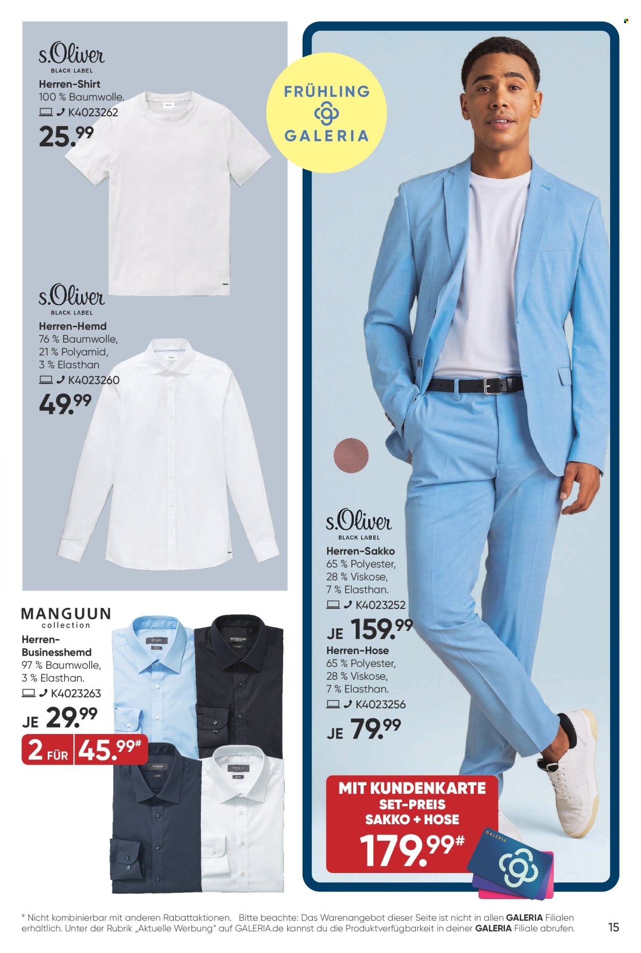 GALERIA Karstadt Kaufhof Prospekte  - 6.03.2024 - 12.03.2024. Seite 15