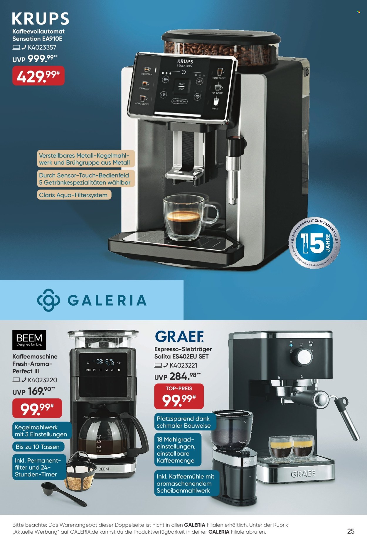 GALERIA Karstadt Kaufhof Prospekte  - 6.03.2024 - 12.03.2024. Seite 25