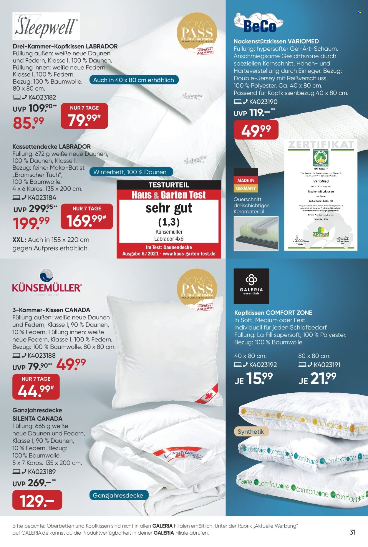 GALERIA Karstadt Kaufhof Prospekte  - 6.03.2024 - 12.03.2024. Seite 31