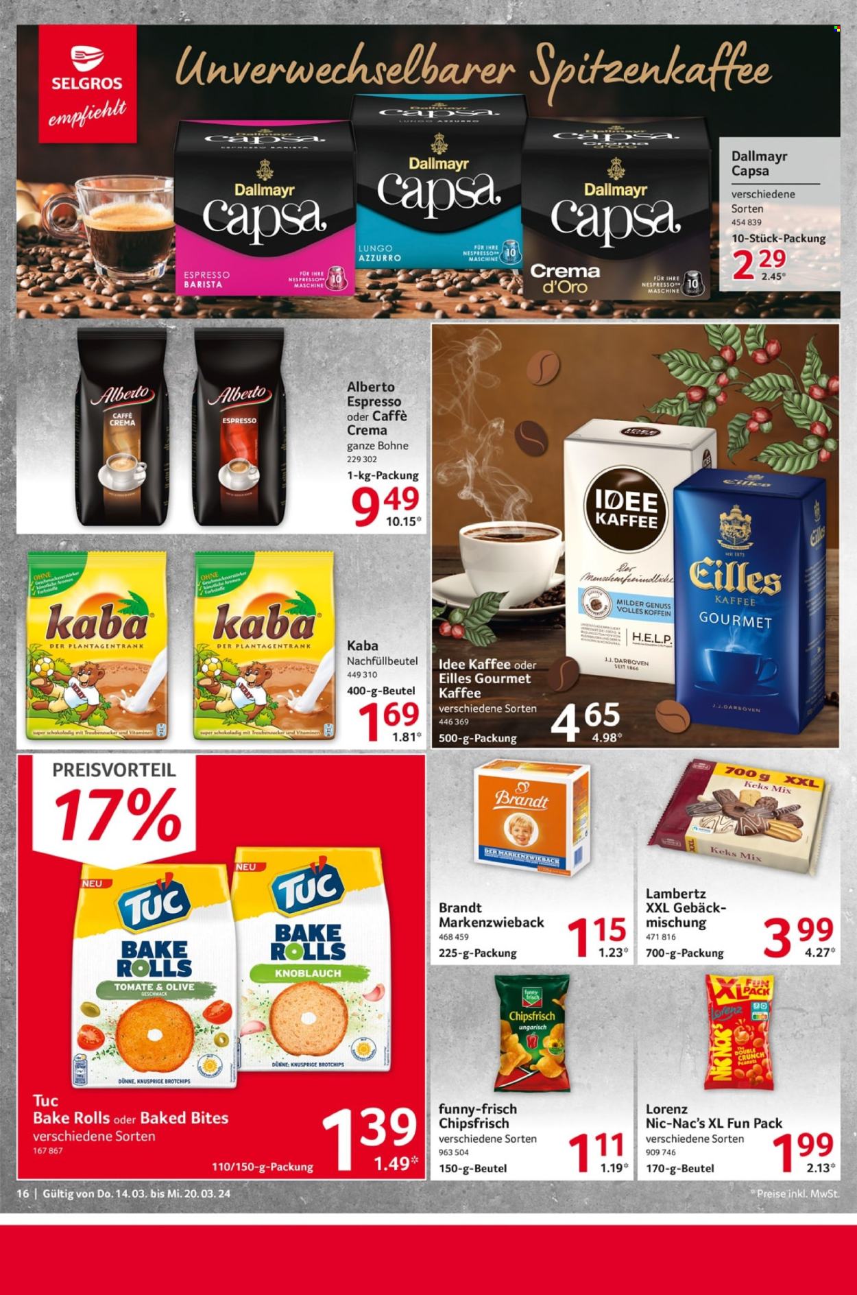 Selgros Prospekte  - 14.03.2024 - 20.03.2024. Seite 16