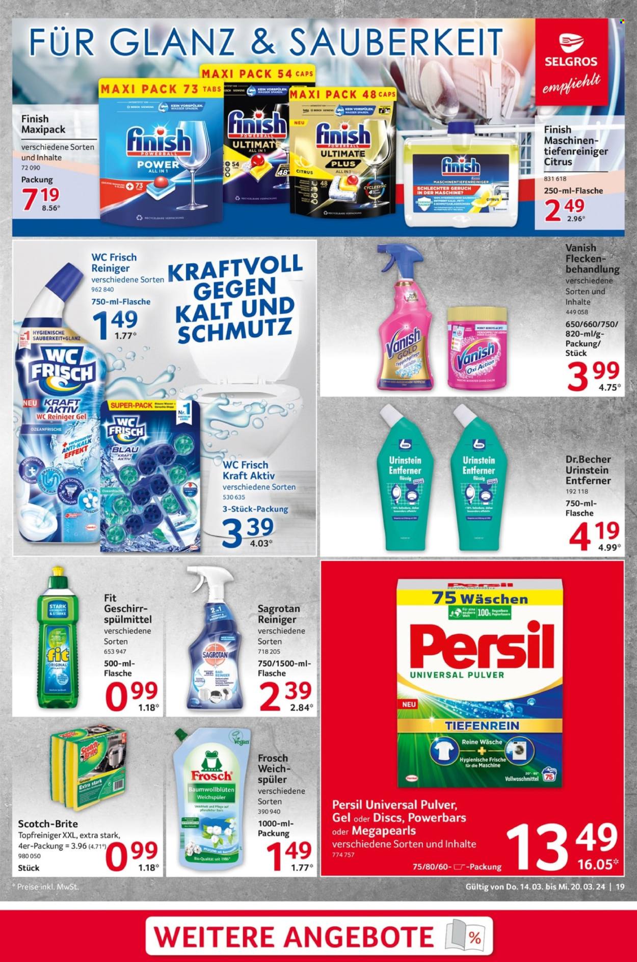 Selgros Prospekte  - 14.03.2024 - 20.03.2024. Seite 19