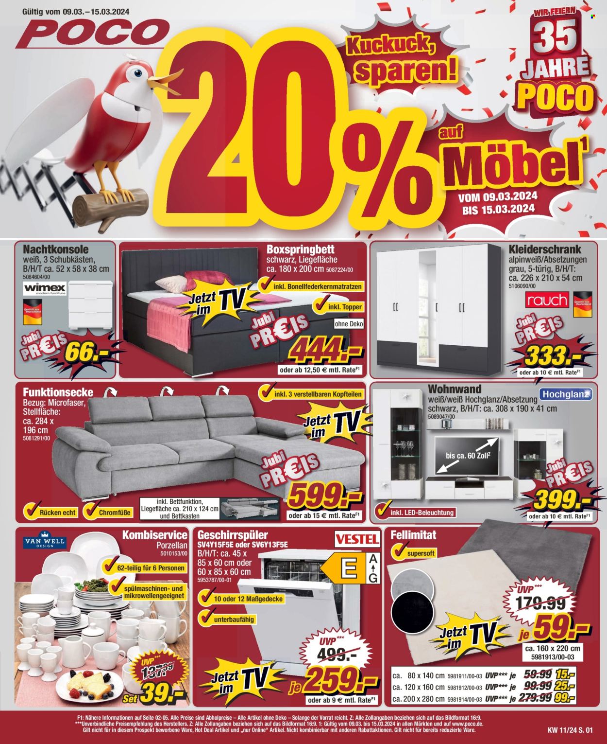 Poco Prospekte  - 9.03.2024 - 15.03.2024. Seite 1