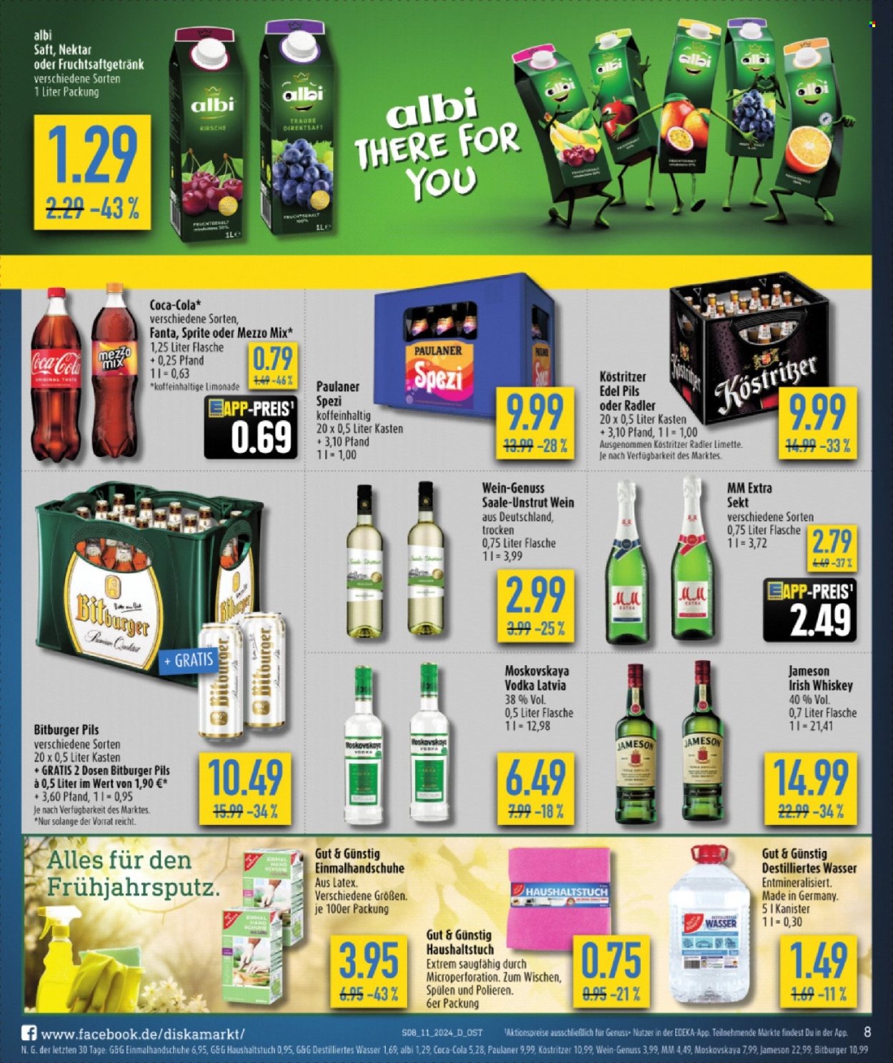 Diska Prospekte  - 11.03.2024 - 16.03.2024. Seite 8