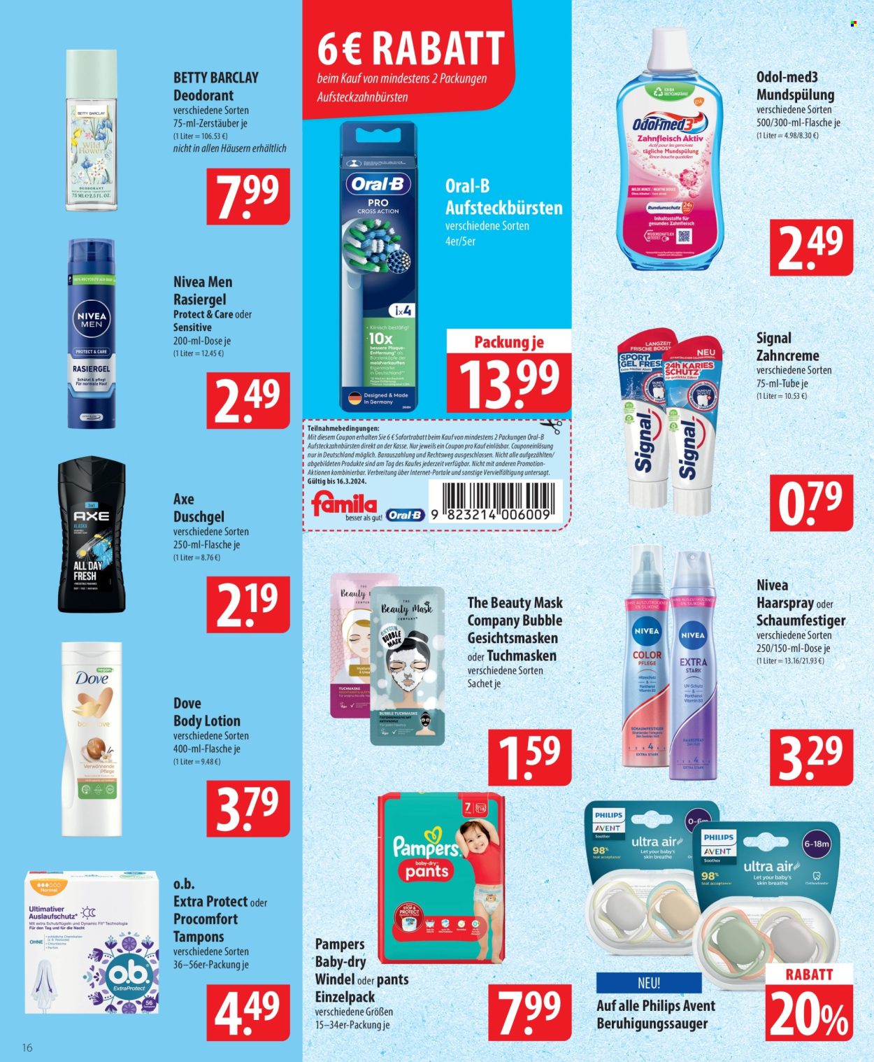 famila Prospekte  - 11.03.2024 - 16.03.2024. Seite 16