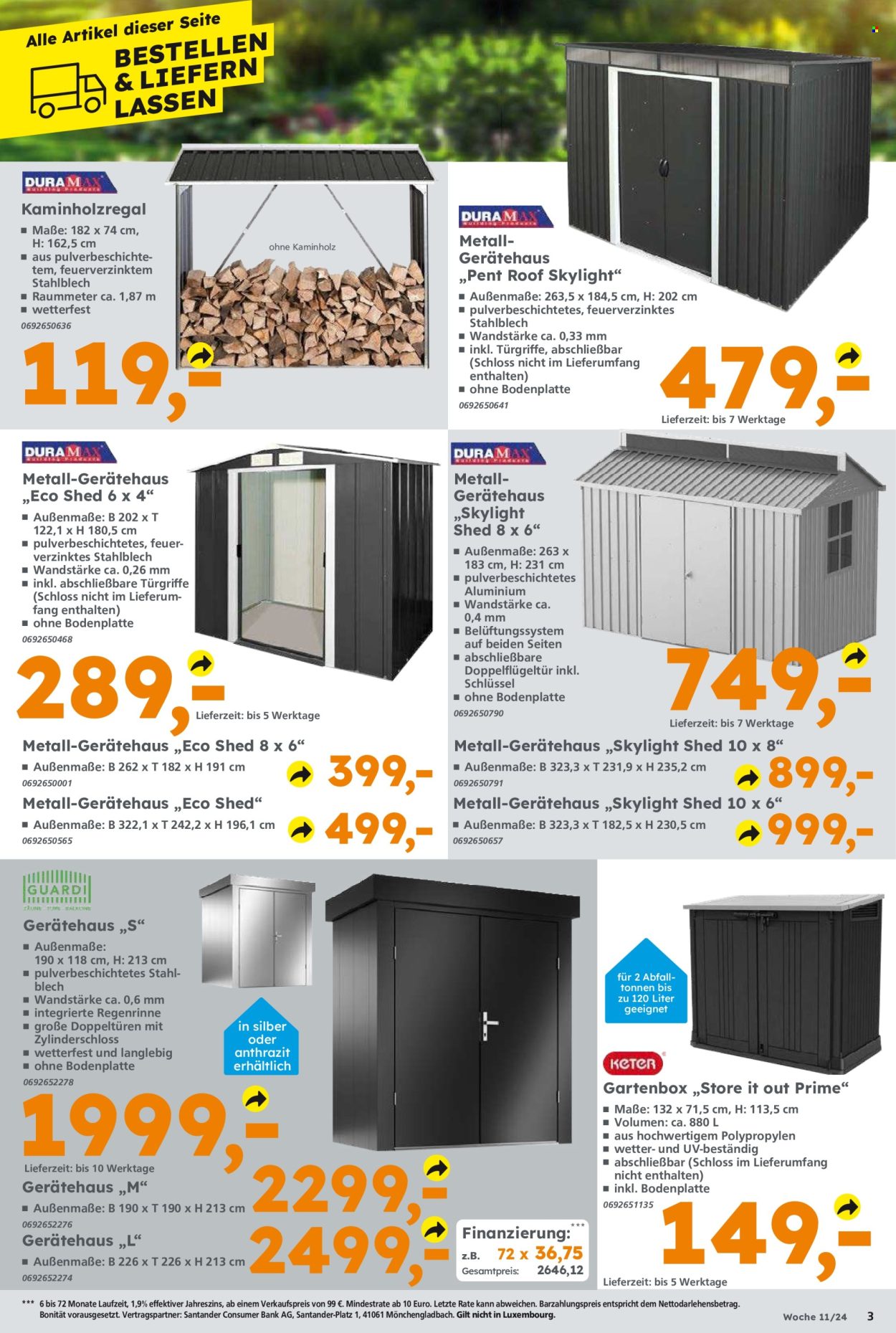 Globus Baumarkt Prospekte  - 11.03.2024 - 16.03.2024. Seite 3
