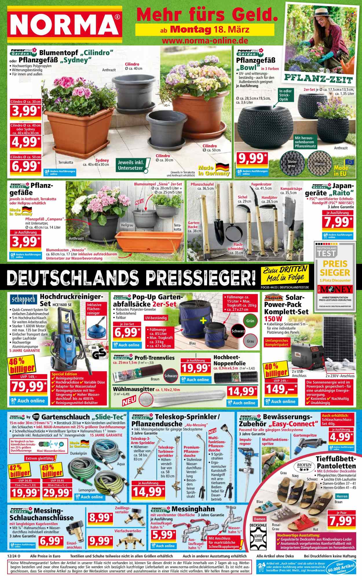 Norma Prospekte  - 18.03.2024 - 24.03.2024. Seite 1
