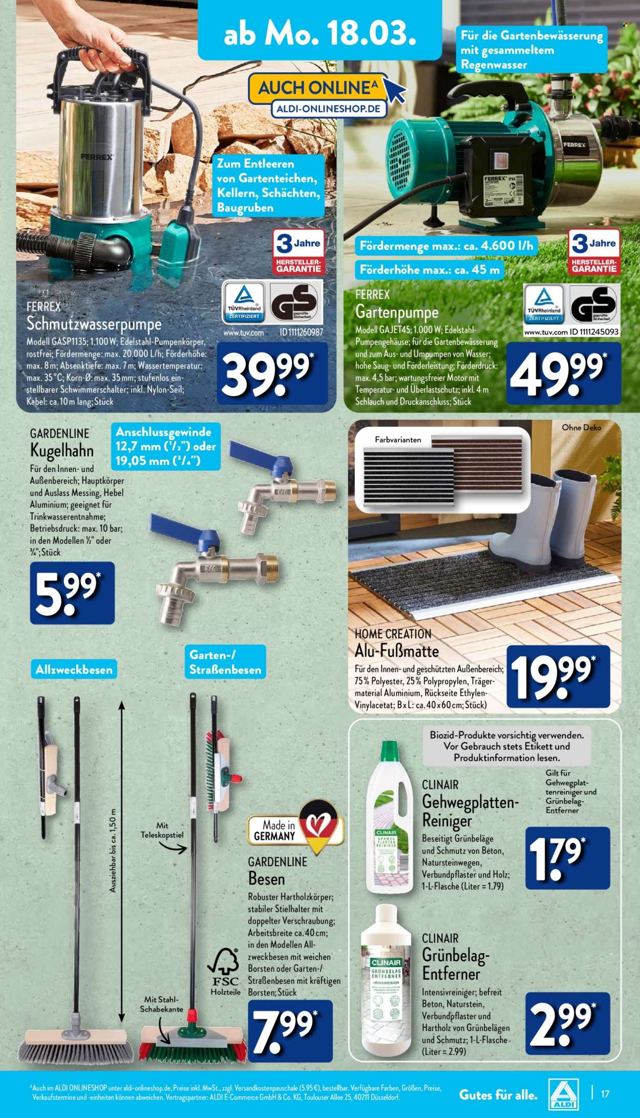 ALDI Nord Prospekte  - 18.03.2024 - 23.03.2024. Seite 17
