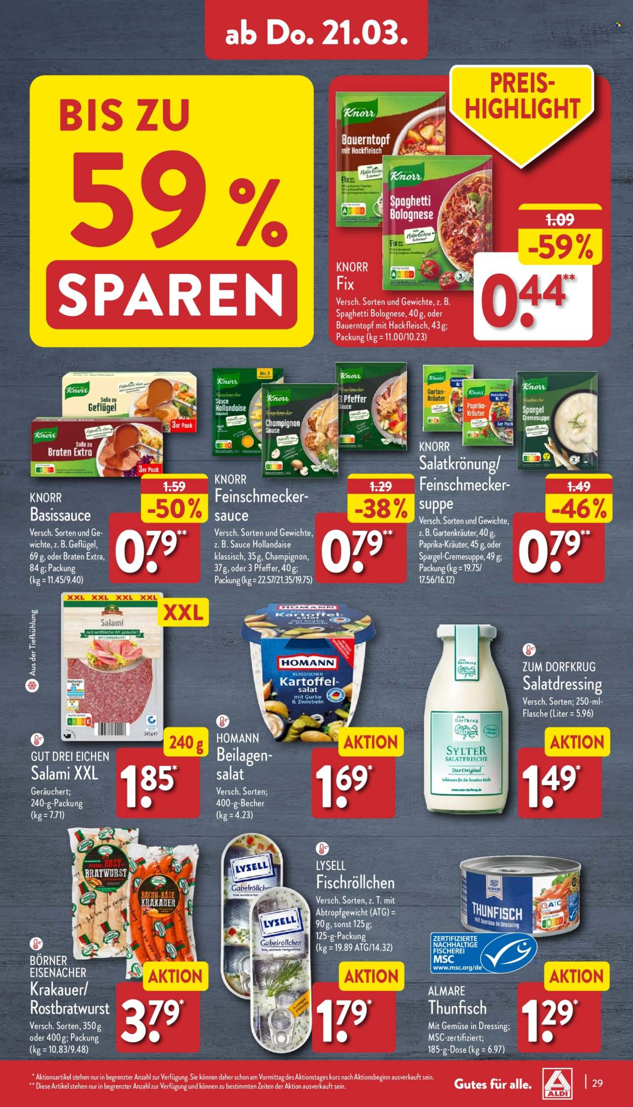 ALDI Nord Prospekte  - 18.03.2024 - 23.03.2024. Seite 29