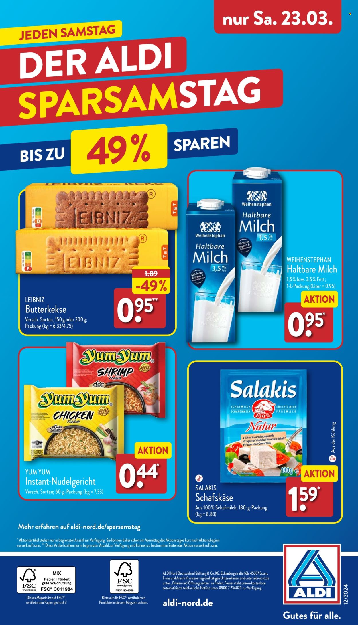 ALDI Nord Prospekte  - 18.03.2024 - 23.03.2024. Seite 38
