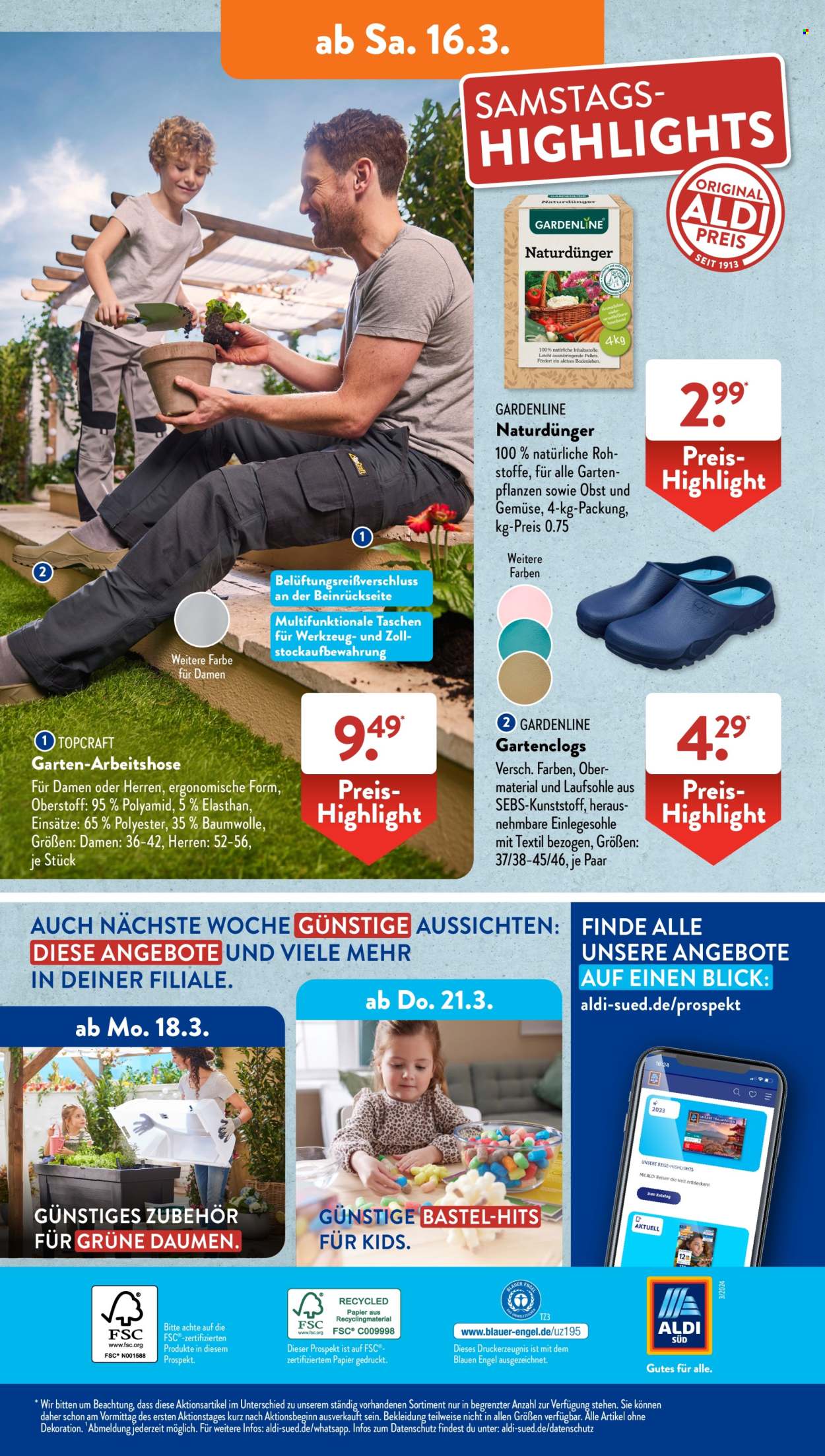 ALDI SÜD Prospekte  - 11.03.2024 - 16.03.2024. Seite 42