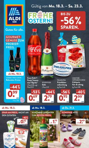 Prospekte ALDI SÜD - 18.03.2024 - 23.03.2024.
