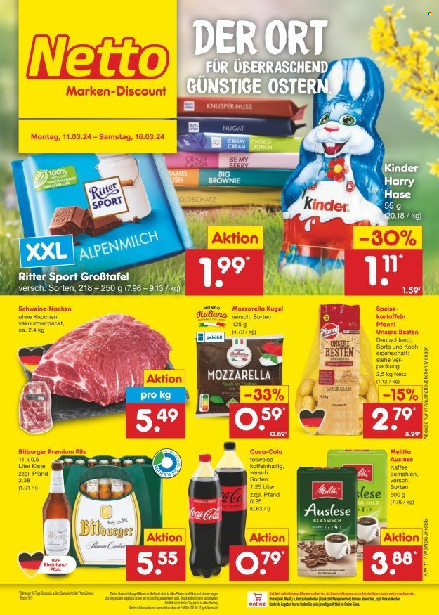 Netto Marken-Discount Prospekte  - 11.03.2024 - 16.03.2024. Seite 1