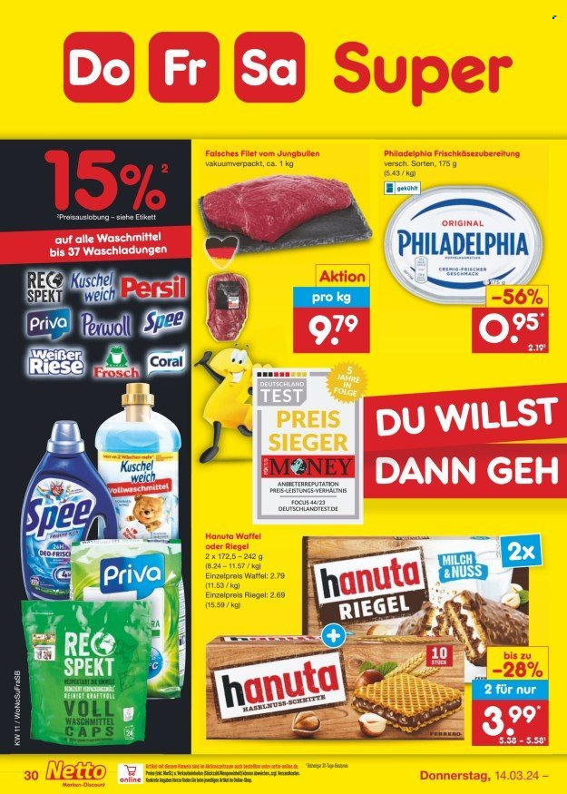 Netto Marken-Discount Prospekte  - 11.03.2024 - 16.03.2024. Seite 38