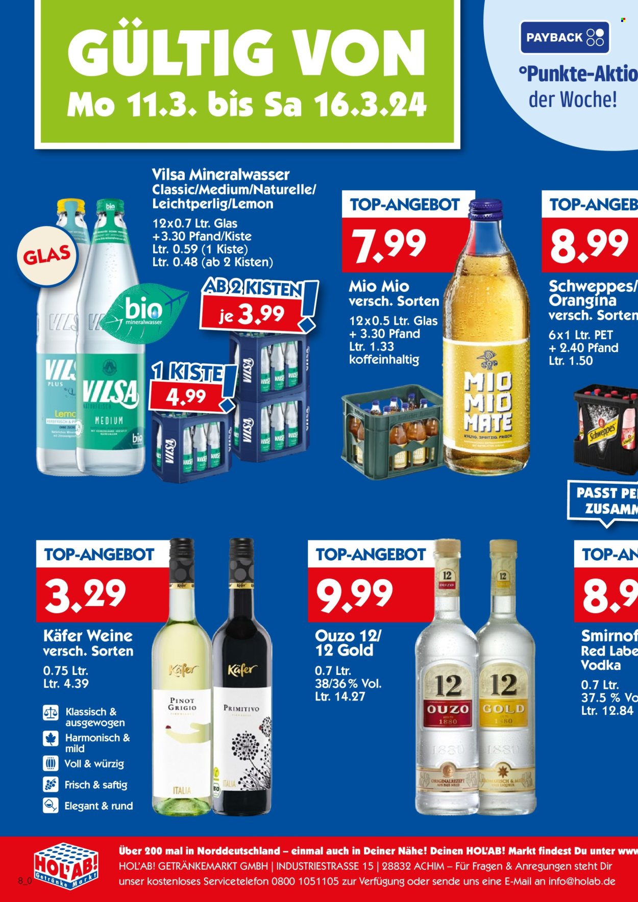 Hol'ab! Getränkemarkt Prospekte  - 11.03.2024 - 16.03.2024. Seite 2