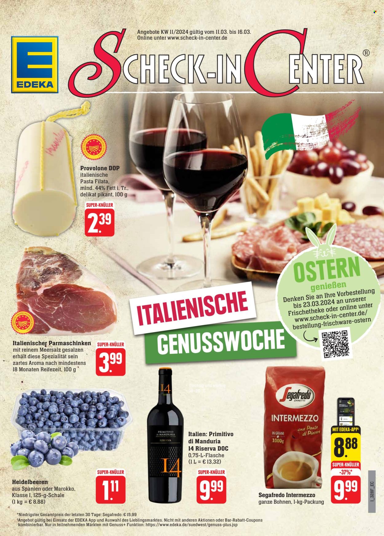 Edeka Prospekte  - 11.03.2024 - 16.03.2024. Seite 1