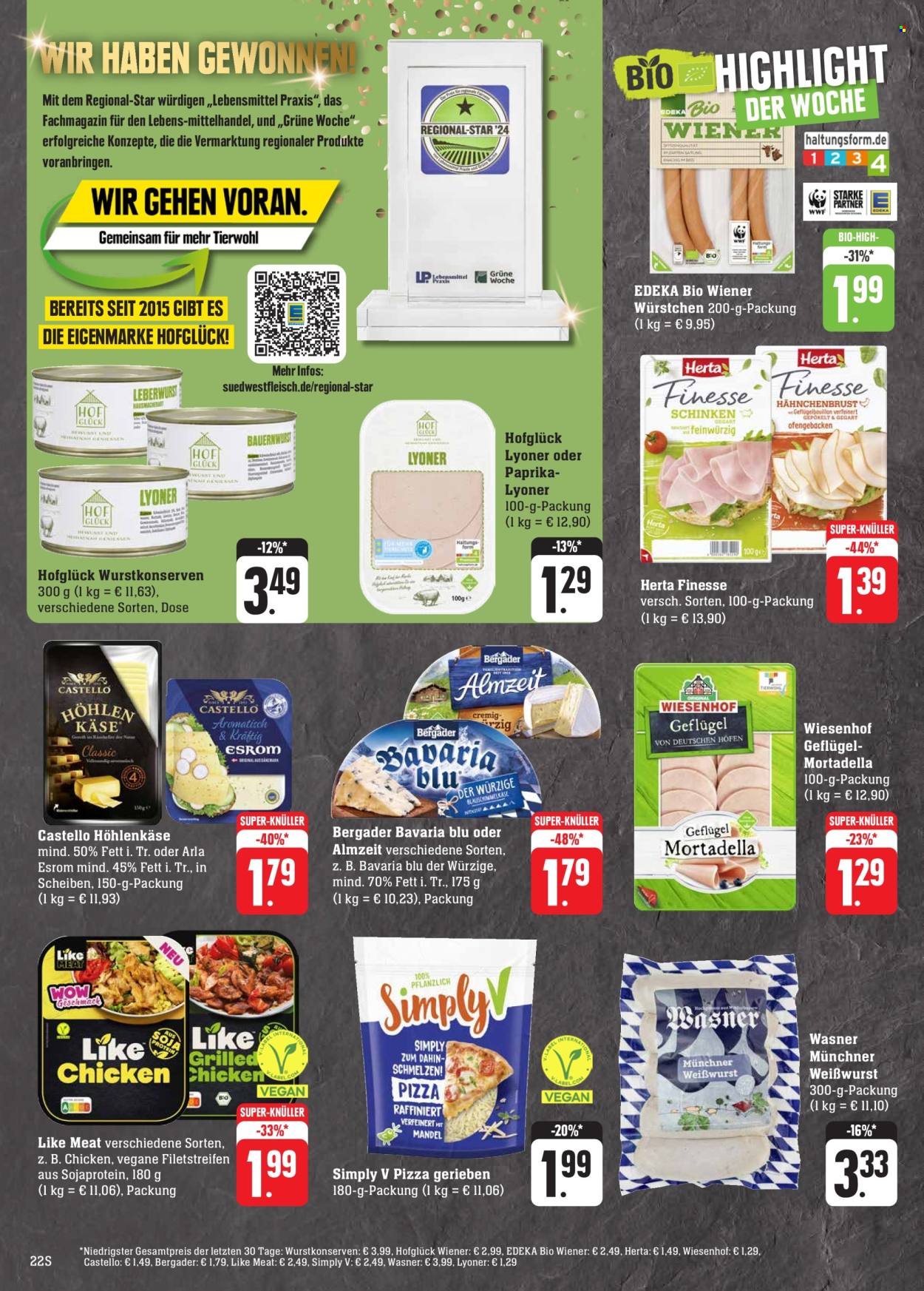 Edeka Prospekte  - 11.03.2024 - 16.03.2024. Seite 22