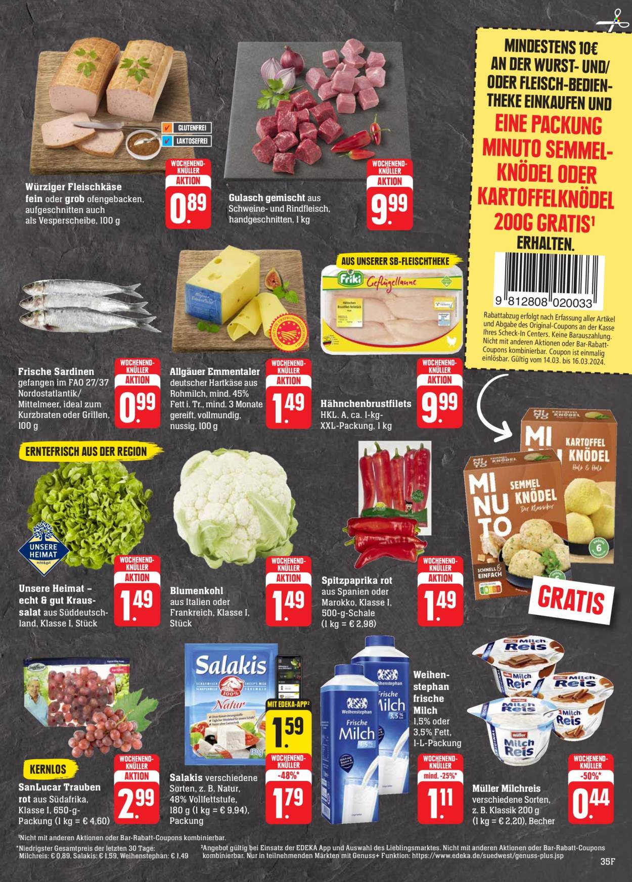 Edeka Prospekte  - 11.03.2024 - 16.03.2024. Seite 35