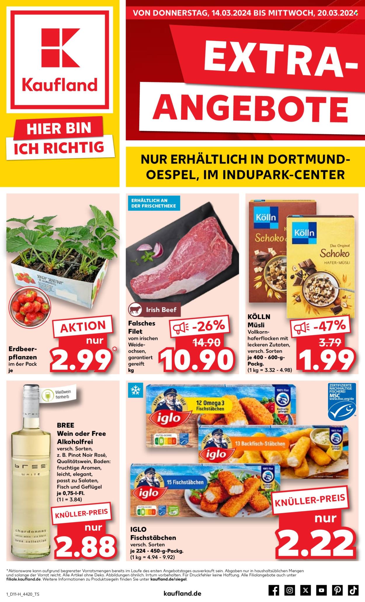 Kaufland Prospekte  - 14.03.2024 - 20.03.2024. Seite 1