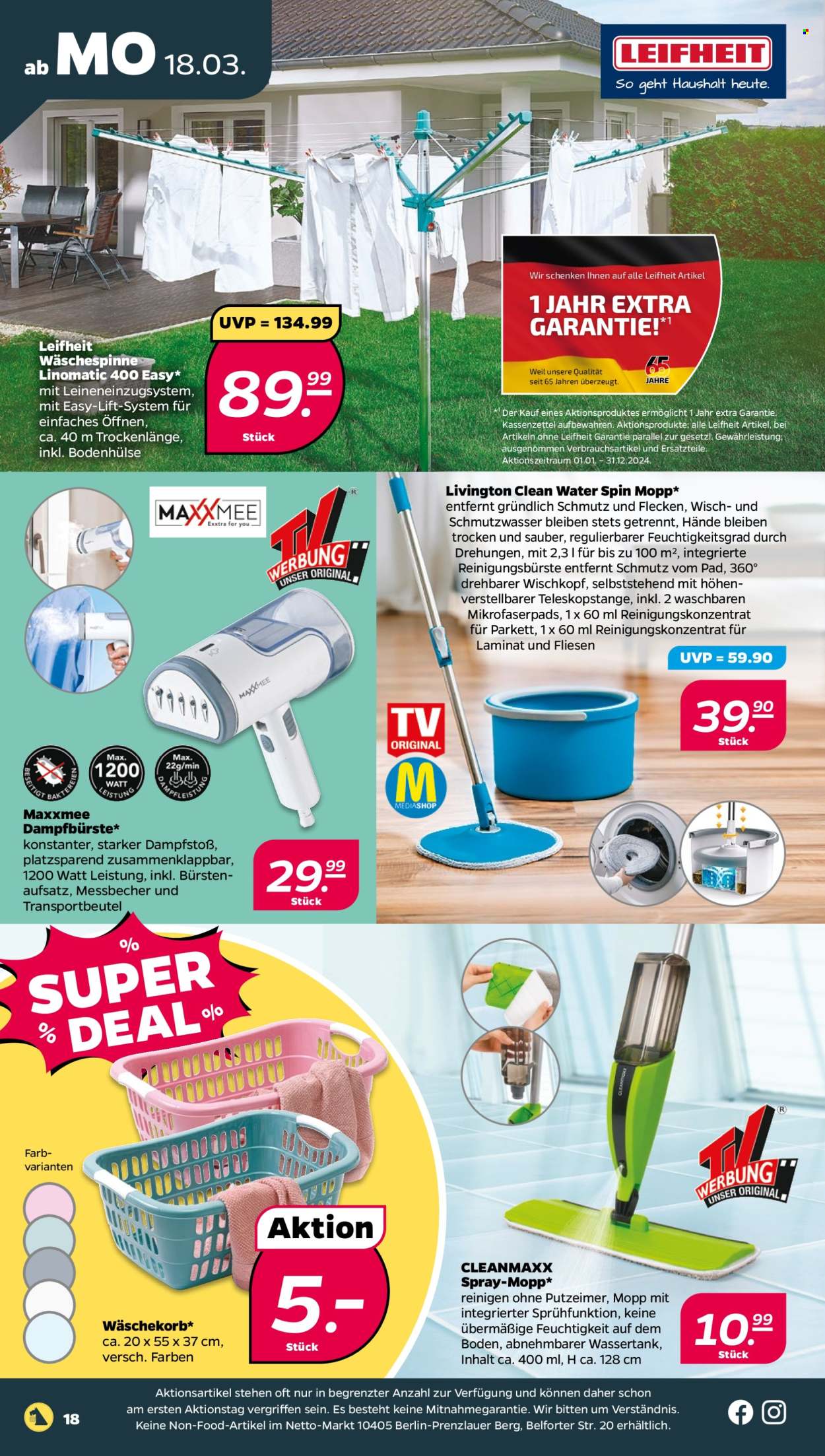 Netto Prospekte  - 18.03.2024 - 23.03.2024. Seite 18
