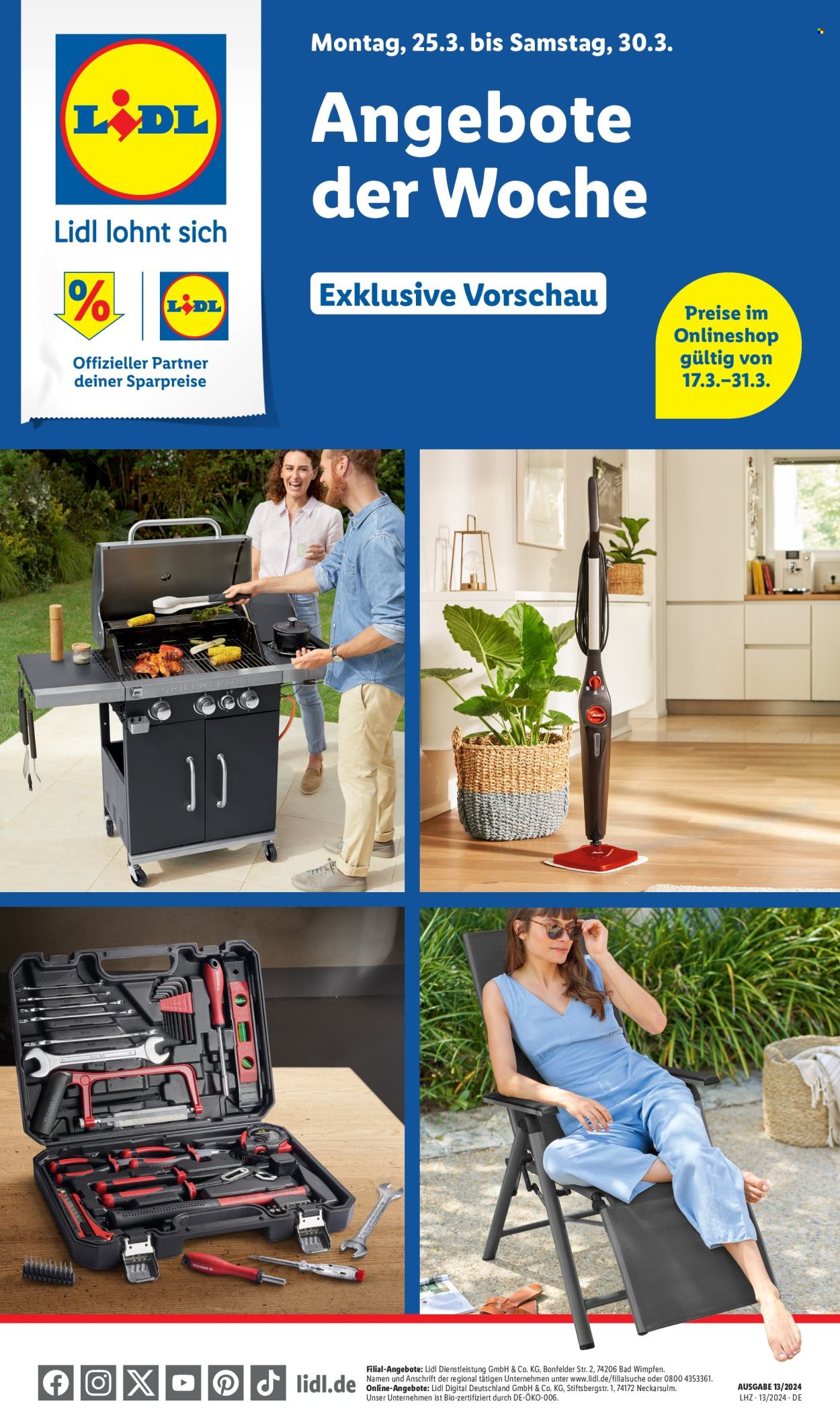 Lidl Prospekte  - 25.03.2024 - 30.03.2024. Seite 1