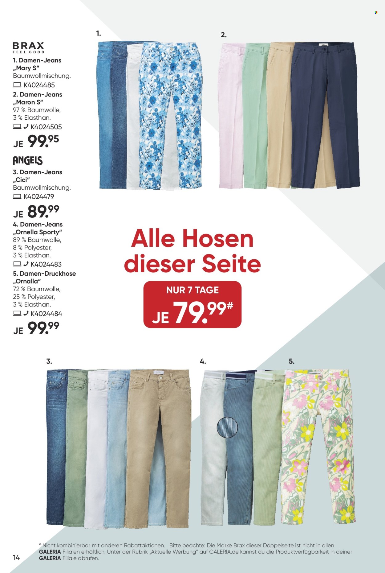 GALERIA Karstadt Kaufhof Prospekte  - 13.03.2024 - 19.03.2024. Seite 14