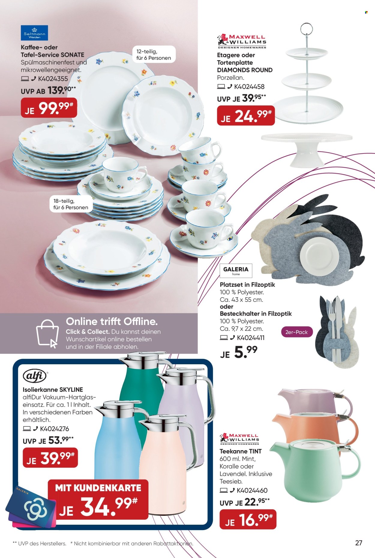 GALERIA Karstadt Kaufhof Prospekte  - 13.03.2024 - 19.03.2024. Seite 27