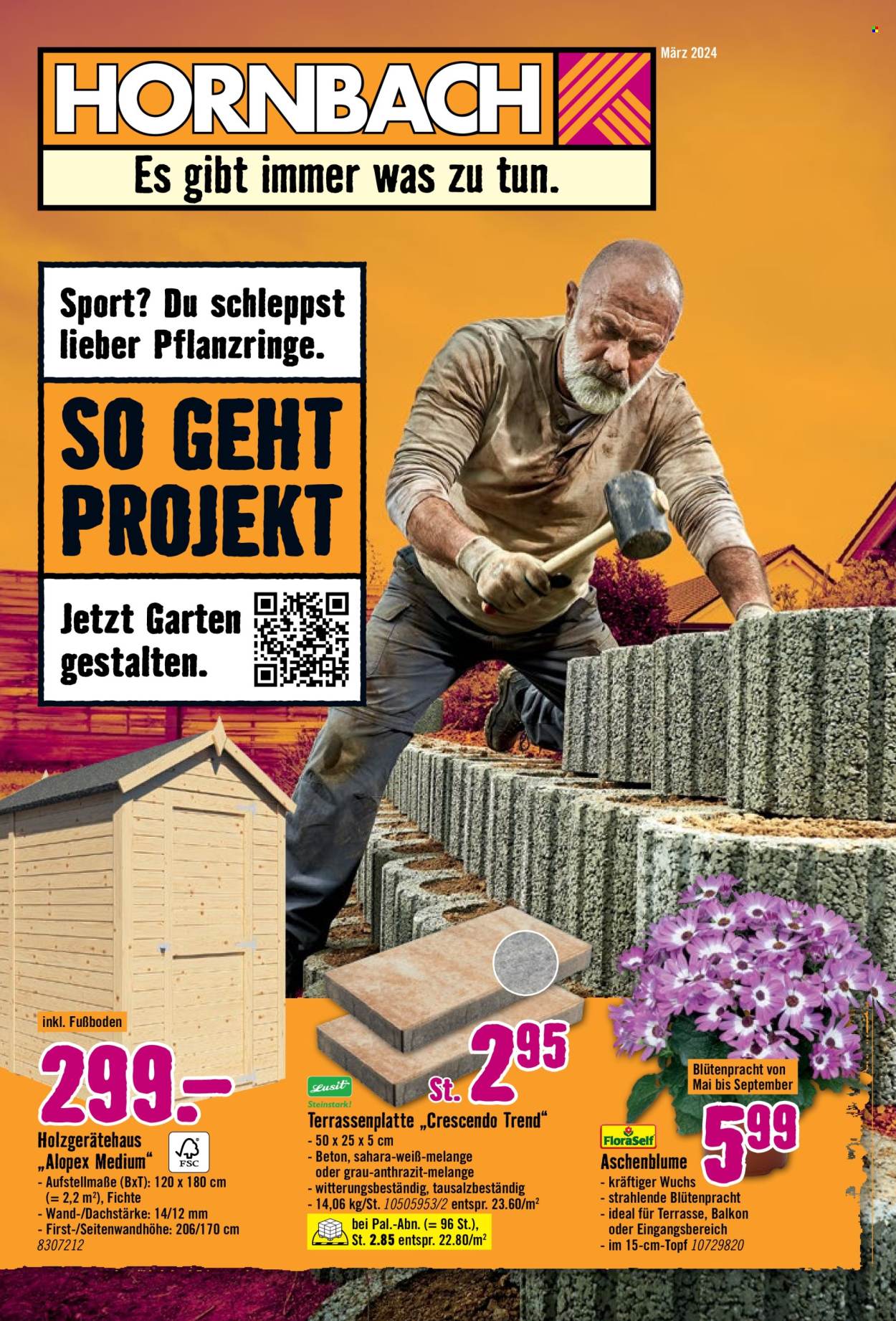 Hornbach Prospekte  - 13.03.2024 - 10.04.2024. Seite 1