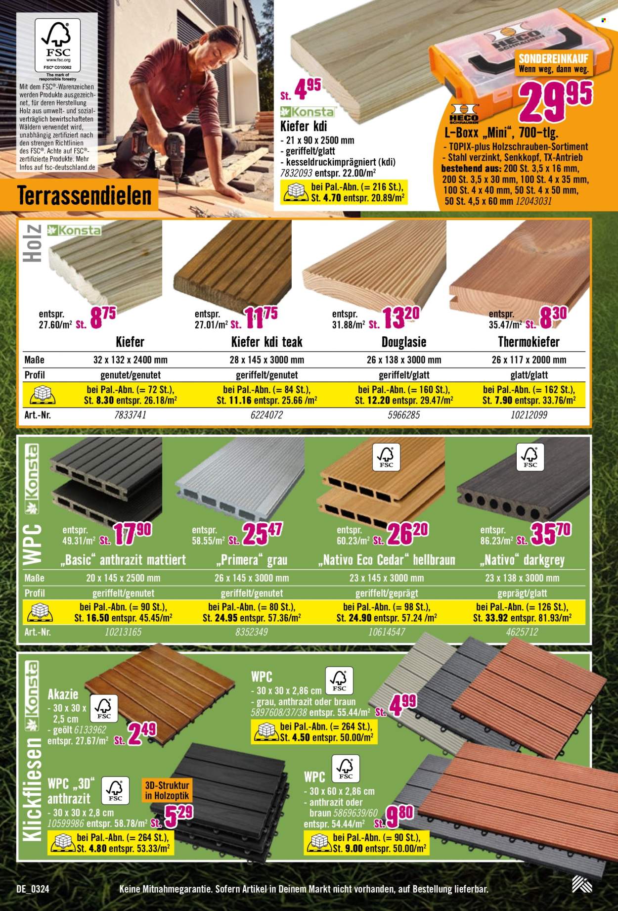 Hornbach Prospekte  - 13.03.2024 - 10.04.2024. Seite 3