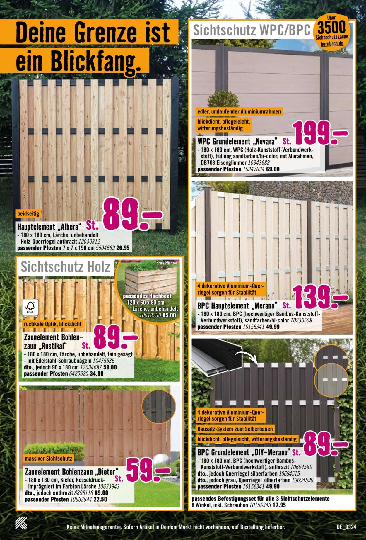 Hornbach Prospekte  - 13.03.2024 - 10.04.2024. Seite 10