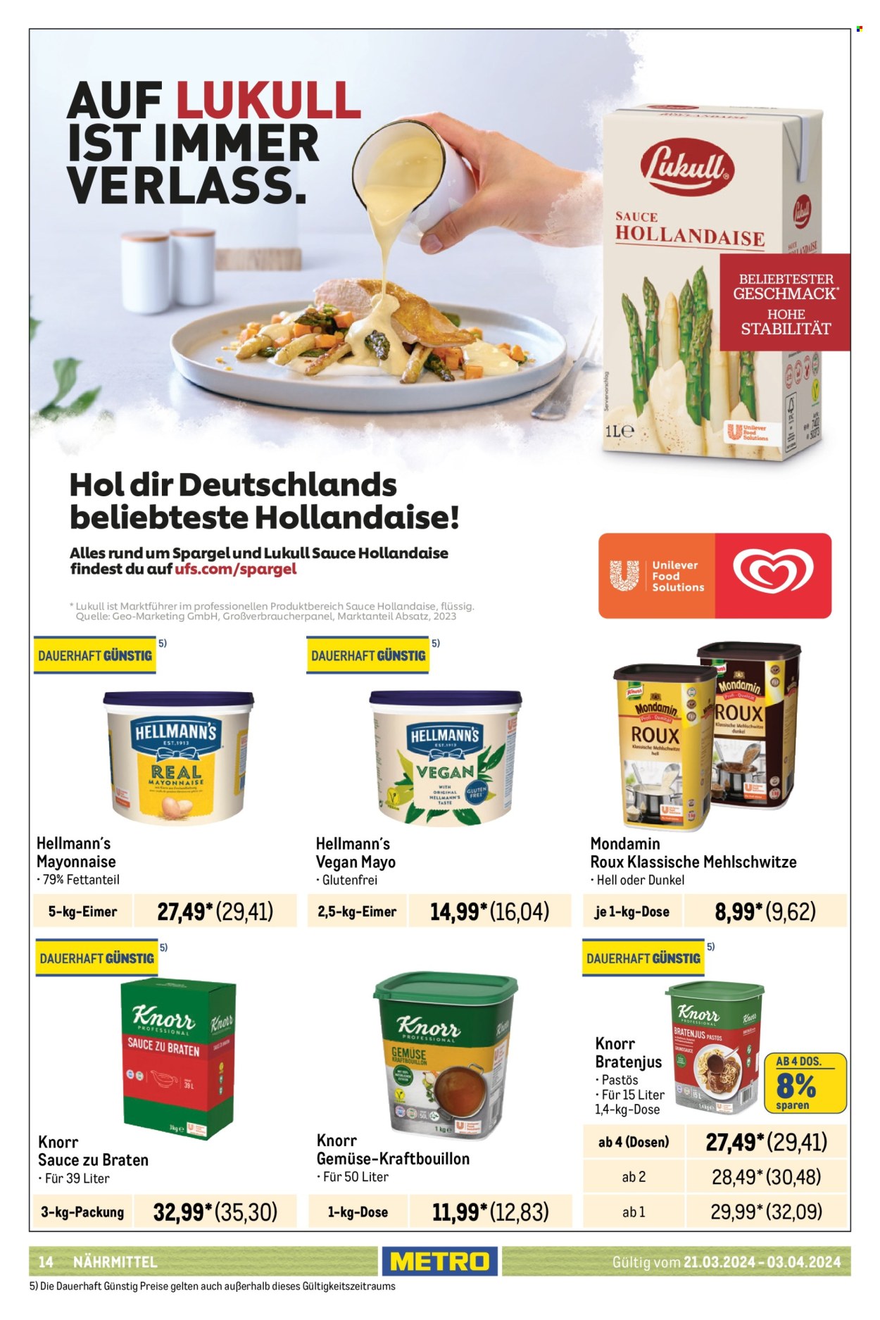Metro Prospekte  - 21.03.2024 - 3.04.2024. Seite 14
